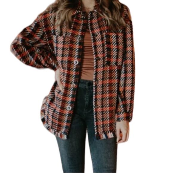 STEVE Madden Multi Final Warning Shacket - Picture 9 of 15